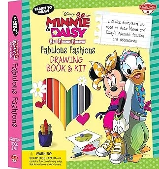 Learn to Draw Disney Minnie & Daisy Best Friends Forever Kit: Fabulous Fashions Drawing Book & Kit - Includes everything you need to draw Minnie and ... and accessories (Licensed Learn to Draw)